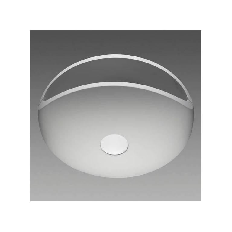 Modern Foscarini O-Space Suspension Lamp in White by Luca Nichetto and Giampietro Gai