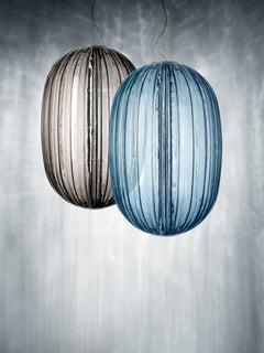Foscarini Plass Suspension Lamp in Grey by Luca Nichetto