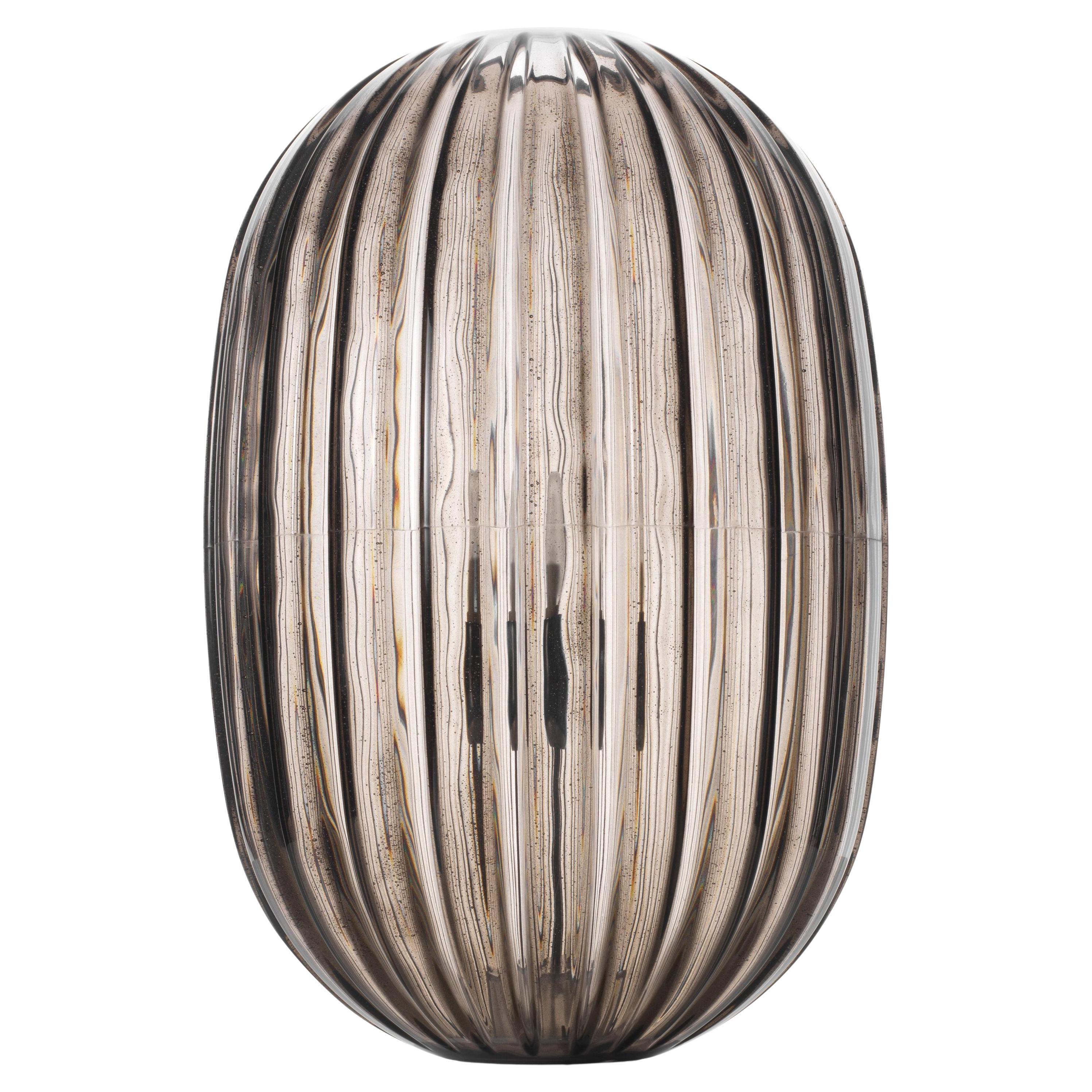 Suspension Foscarini Plass en gris par Luca Nichetto