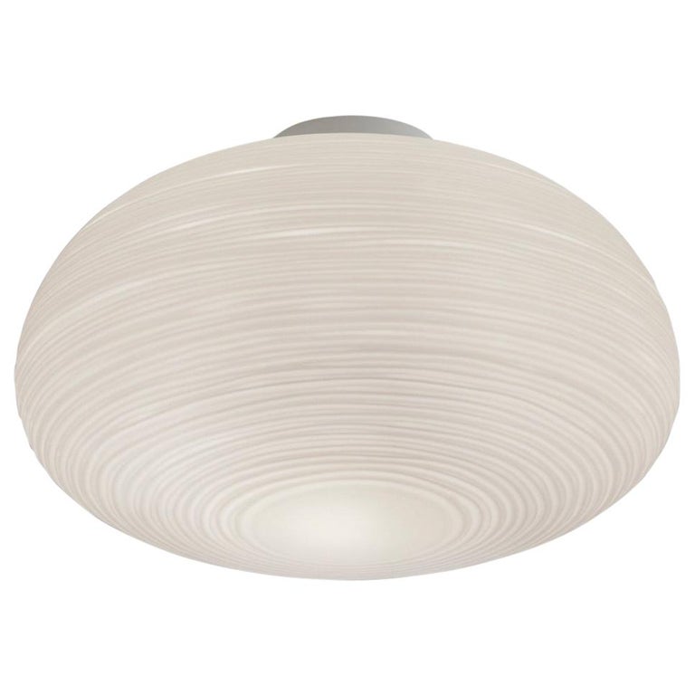 Foscarini Rituals 2 Ceiling Lamp White by Ludovica & Roberto Palomba For Sale