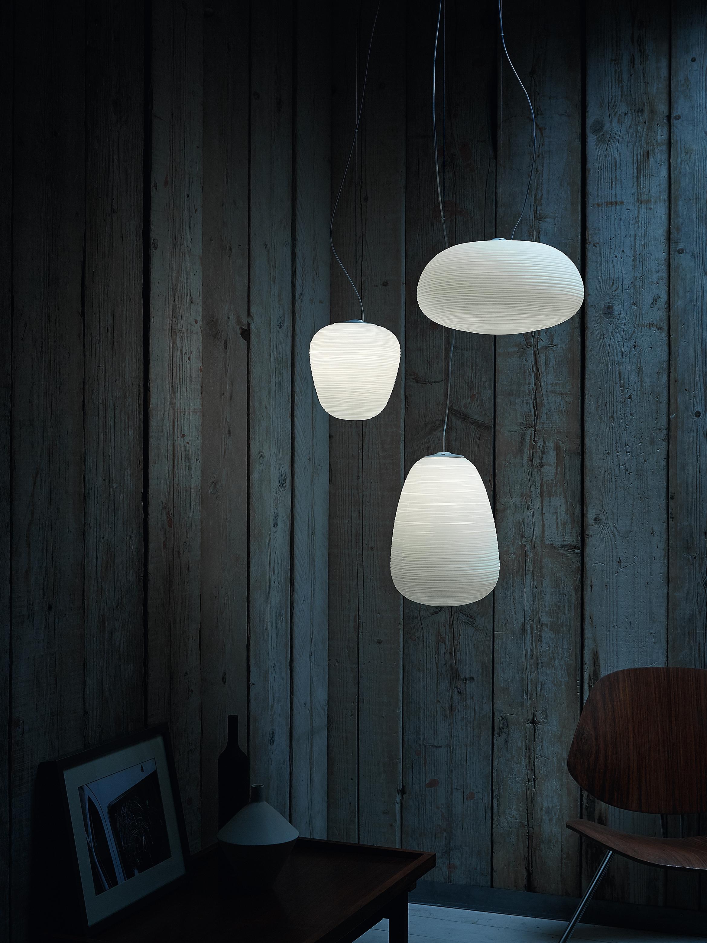 XXIe siècle et contemporain Lampe à suspension Foscarini Rituals 2 blanche par Ludovica et Roberto Palomba en vente