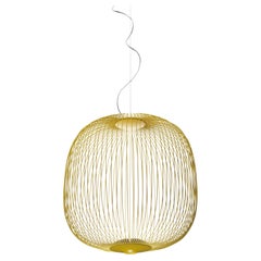 Foscarini Spokes 2 Large Suspension en or by Garcia and Cumini