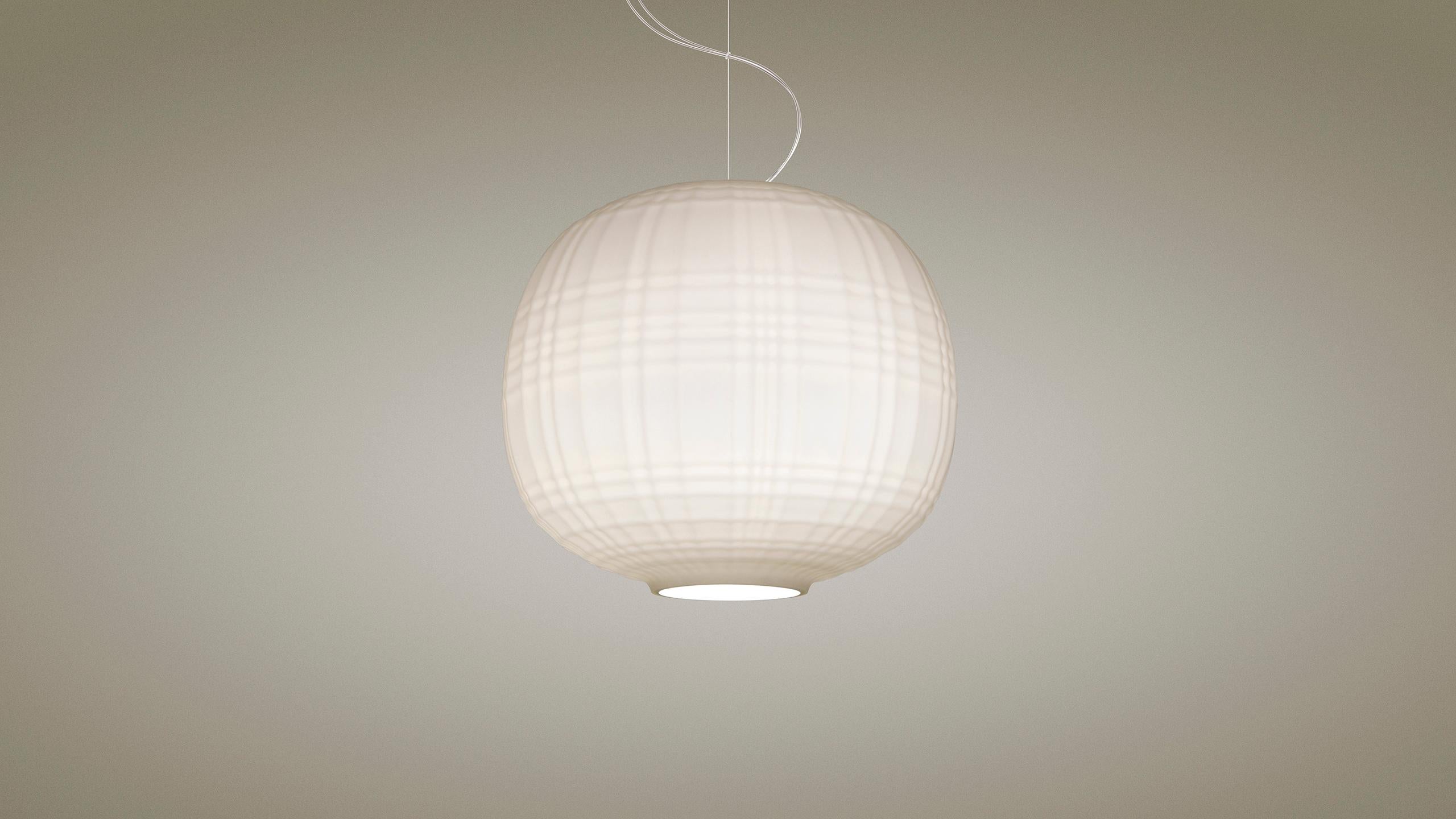 Italian Foscarini Tartan LED Suspension Lamp by Ludovica and Roberto Palomba For Sale