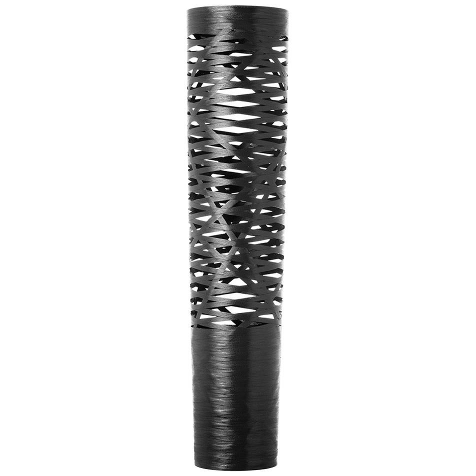 Foscarini Tress, mittlere Stehlampe in Schwarz, von Marc Sadler