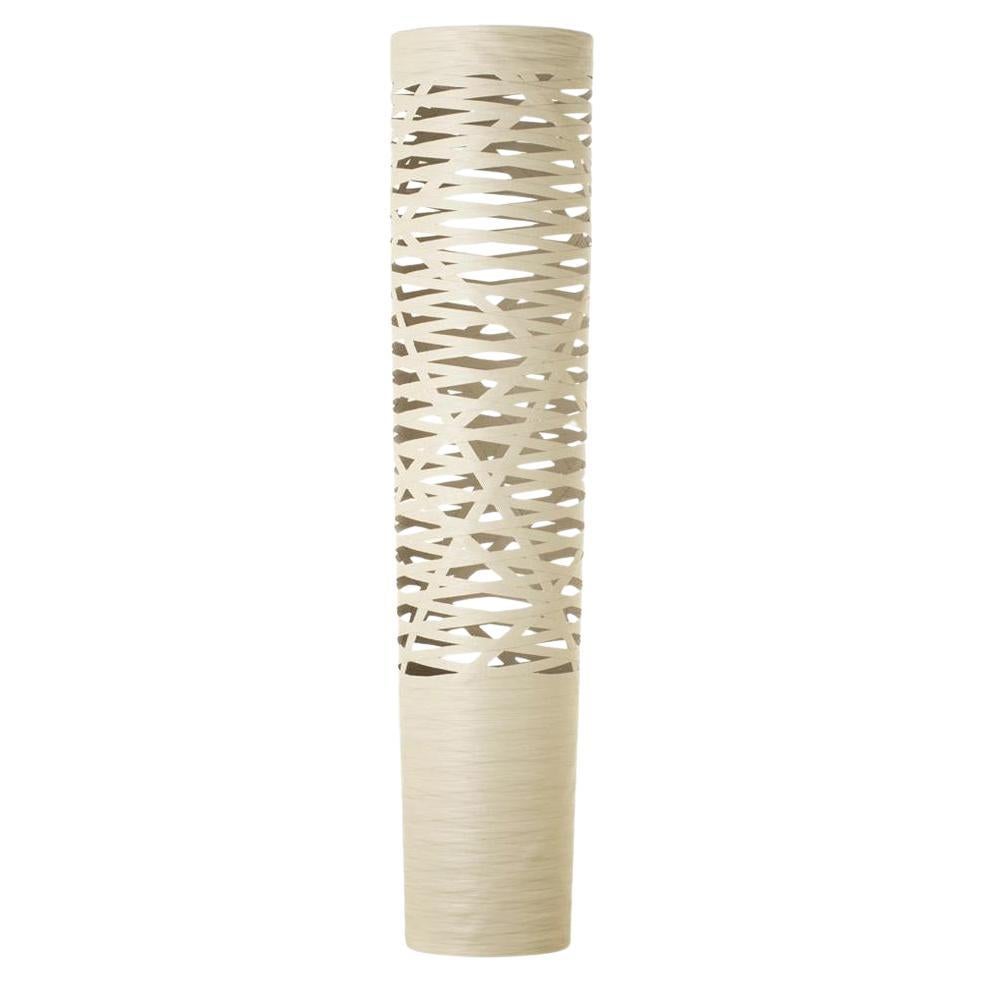 Foscarini Tress Medium Floor Lamp in Greige by Marc Sadler