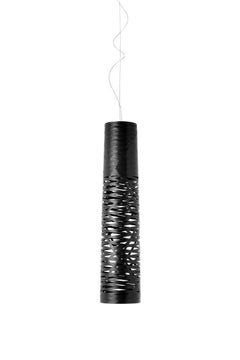 Foscarini Tress Mini Suspension Lamp in Black by Marc Sadler