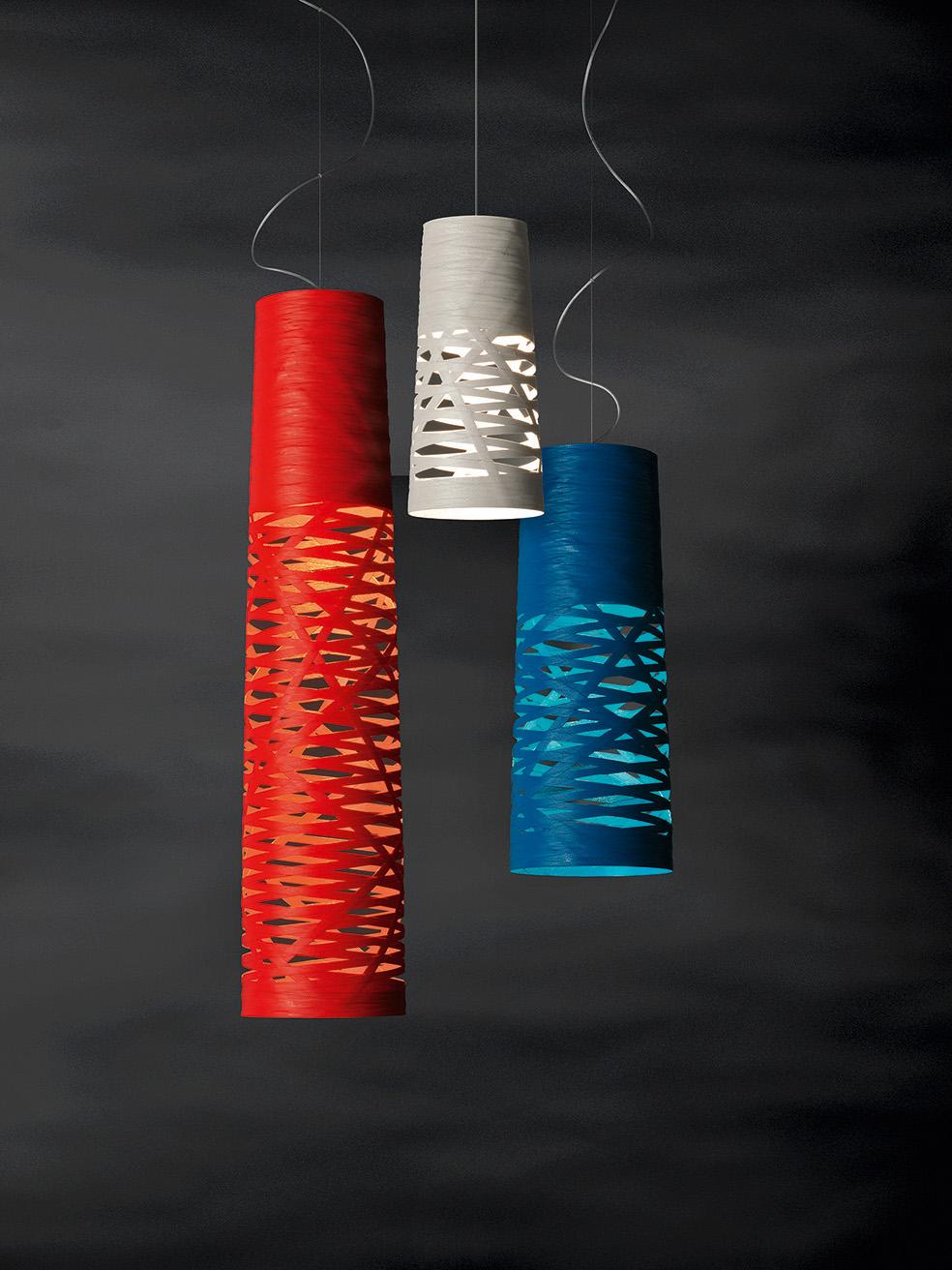Moderno Lampada a sospensione Tress di Foscarini in bianco di Marc Sadler in vendita