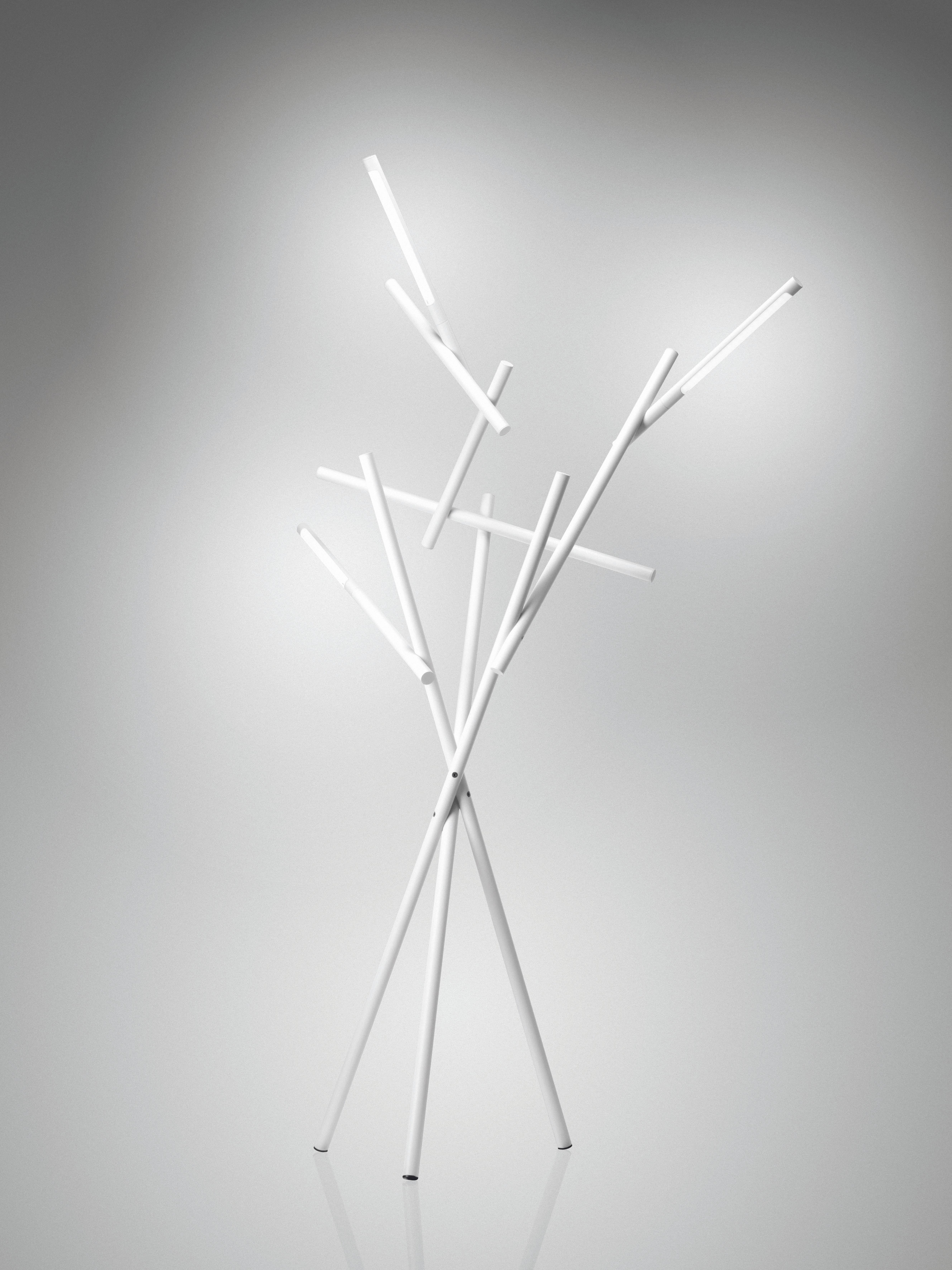 Modern Foscarini Tuareg LED Floor Lamp in White by Ferruccio Laviani For Sale