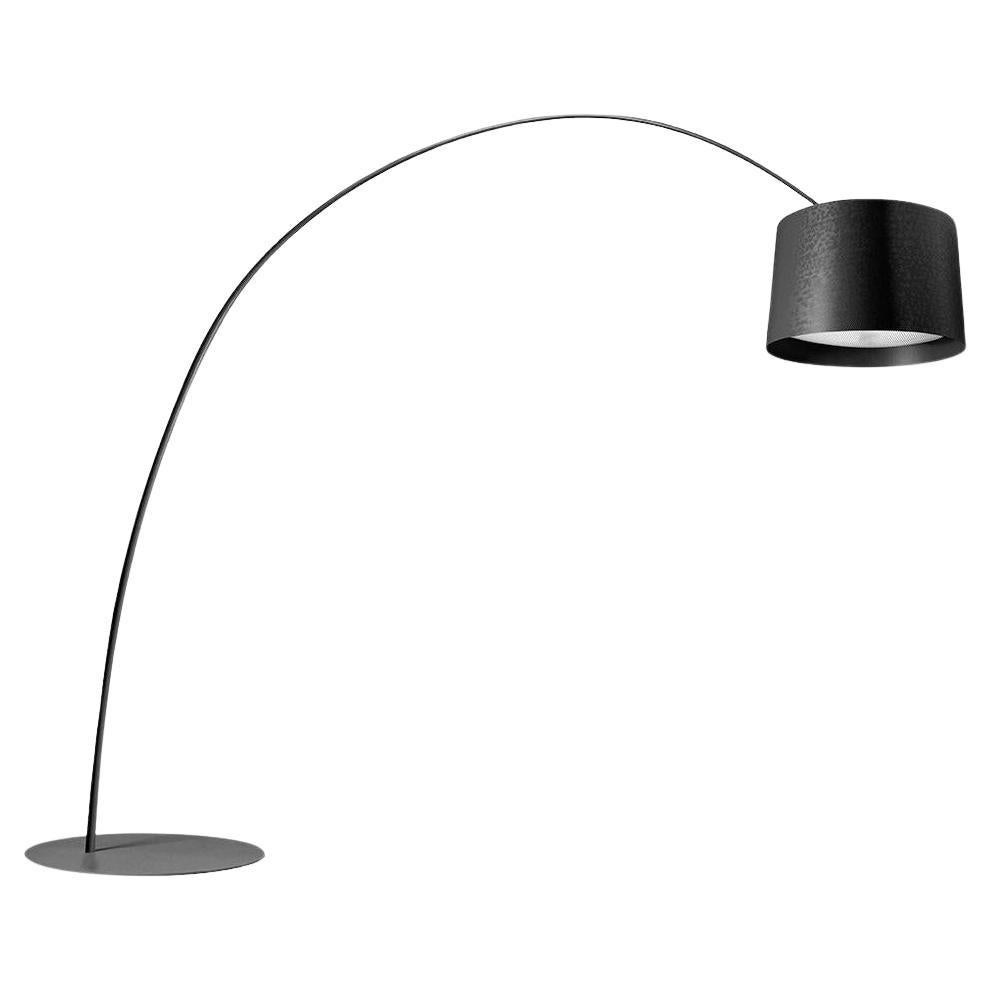 Foscarini Twice as Twiggy LED-Stehleuchte in Schwarz von Marc Sadler im Angebot