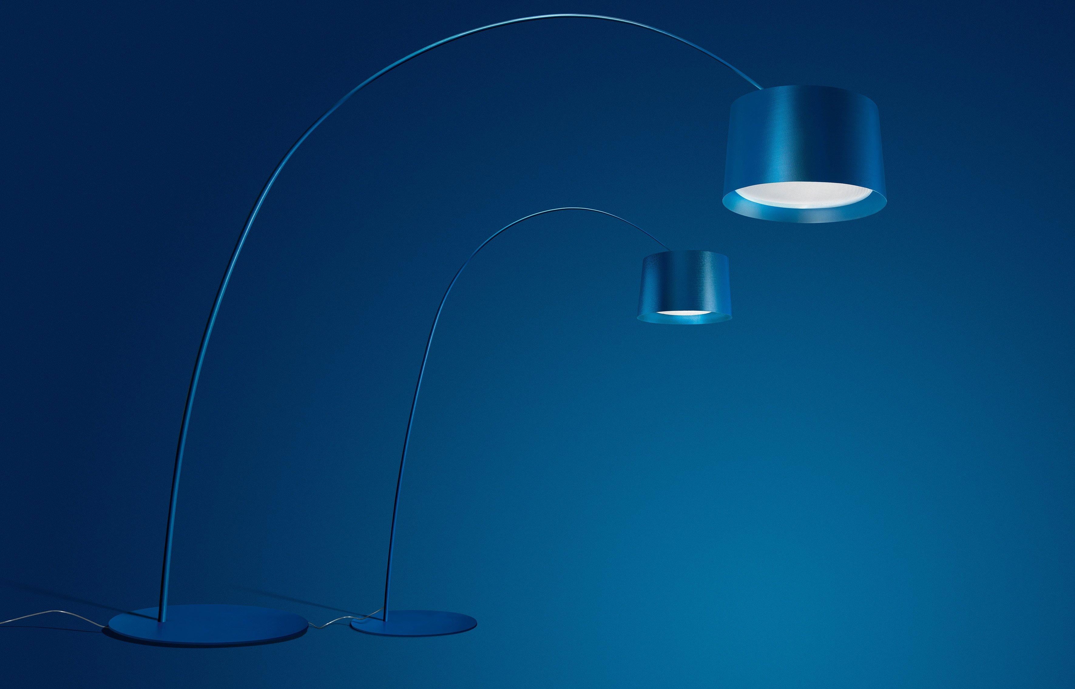 Italiano Foscarini Twice as Twiggy Lampada da terra a LED in cremisi di Marc Sadler in vendita