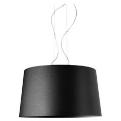 Foscarini Twice as Twiggy LED Suspension Lamp in Black by Marc Sadler