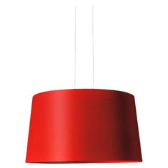 Lámpara de suspensión LED Twice as Twiggy de Foscarini en color carmesí by Marc Sadler