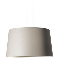 Foscarini Twice as Twiggy LED Suspension Lamp in Greige by Marc Sadler