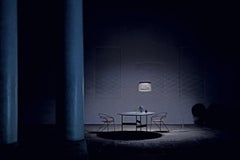 Foscarini Twiggy Grid Outdoor Floor Lamp in Greige by Marc Sadler