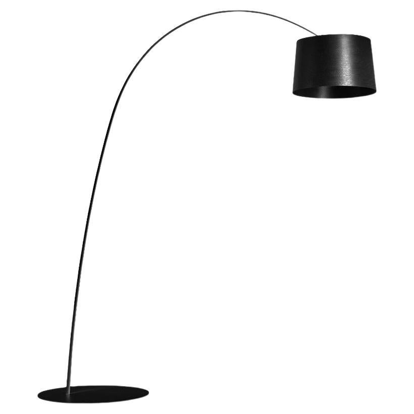 Foscarini Twiggy Led Floor Lamp in Black by Marc Sadler