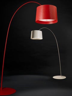 Foscarini Twiggy LED Floor Lamp in Crimson by Marc Sadler