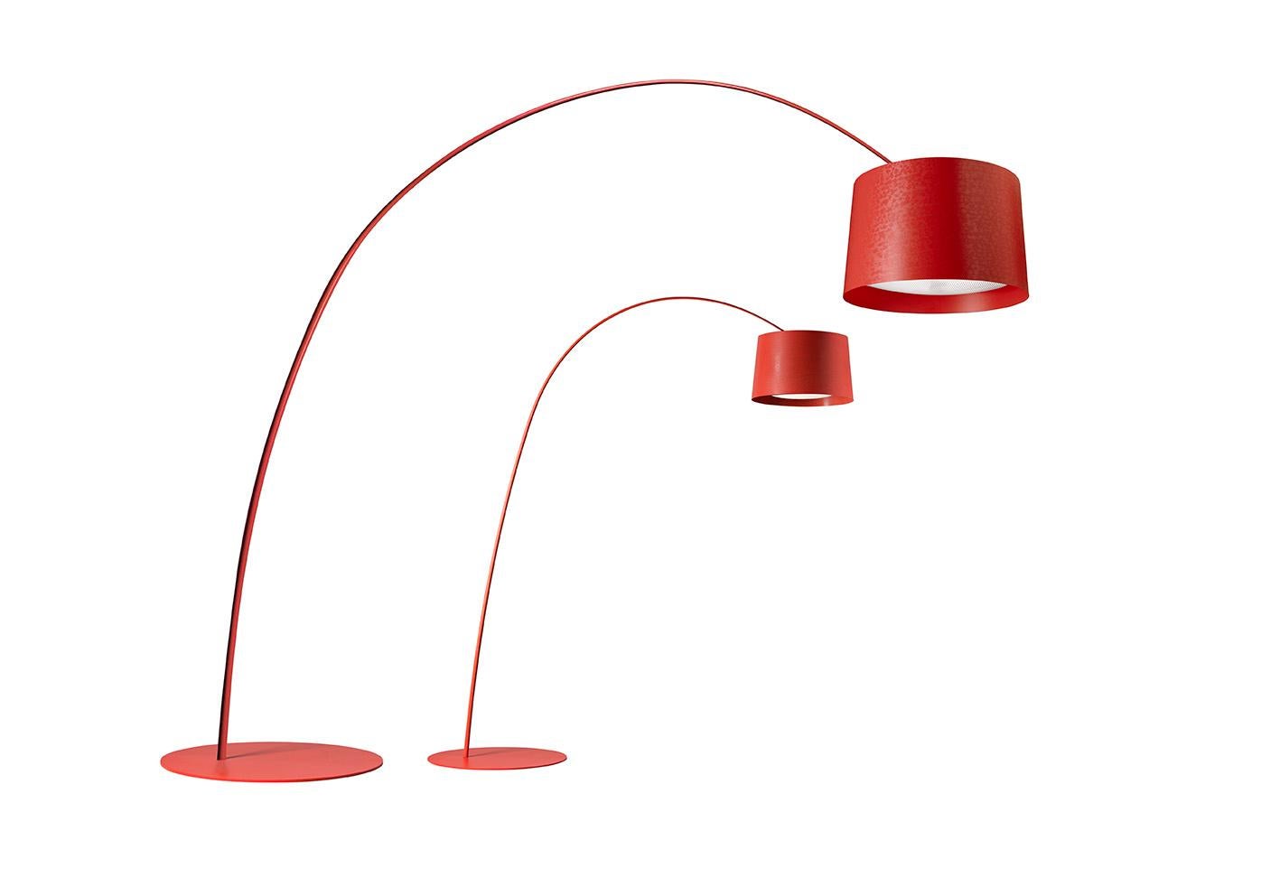 Foscarini Twiggy LED-Stehlampe in Crimson von Marc Sadler, Twiggy im Zustand „Neu“ im Angebot in Brooklyn, NY