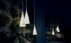 Foscarini UTO Sospensione/Lampada da tavolo in arancione di Lagranja Design