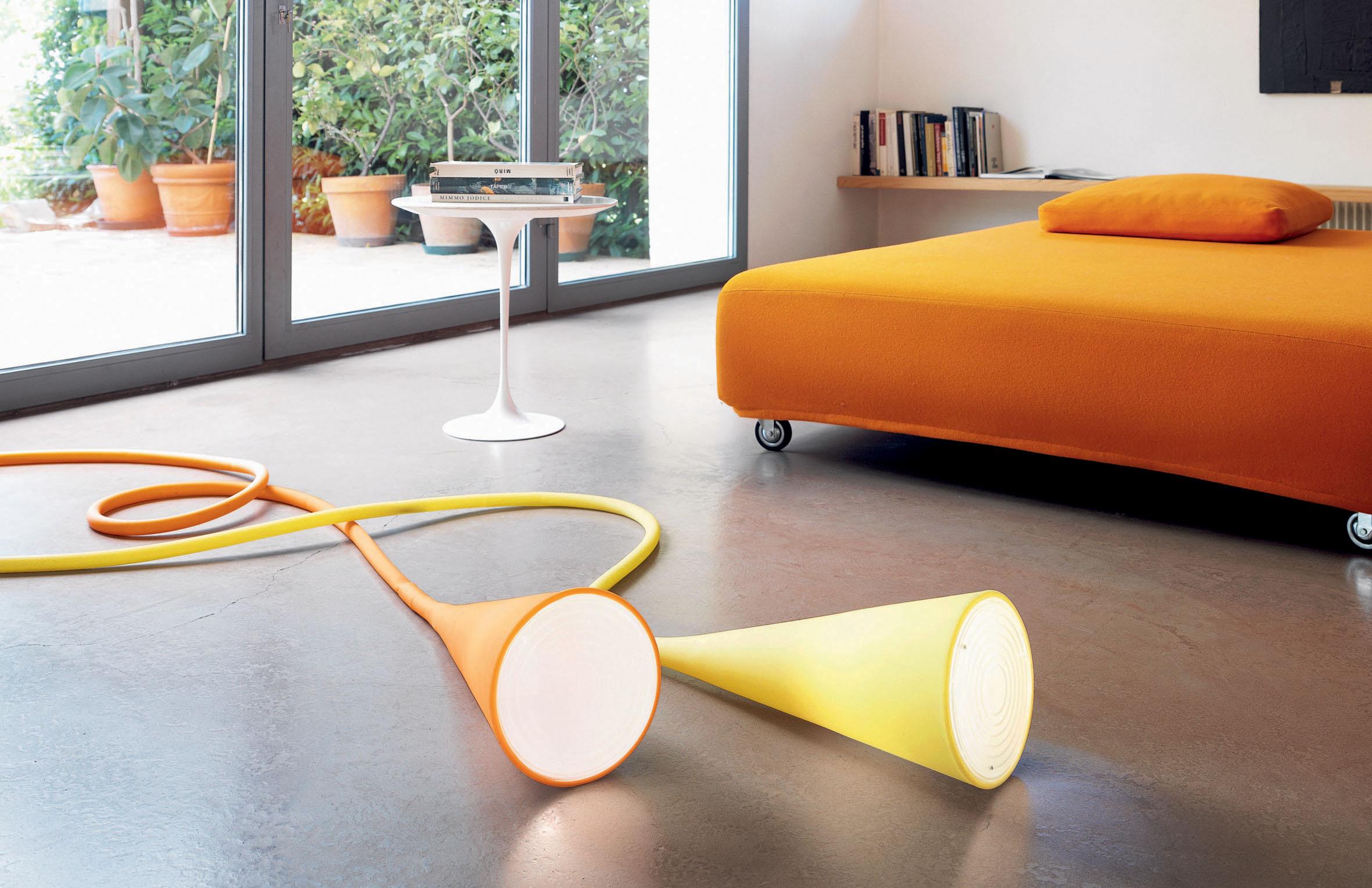 Italian Foscarini UTO Suspension/Table Lamp in Yellow by Lagranja Design For Sale