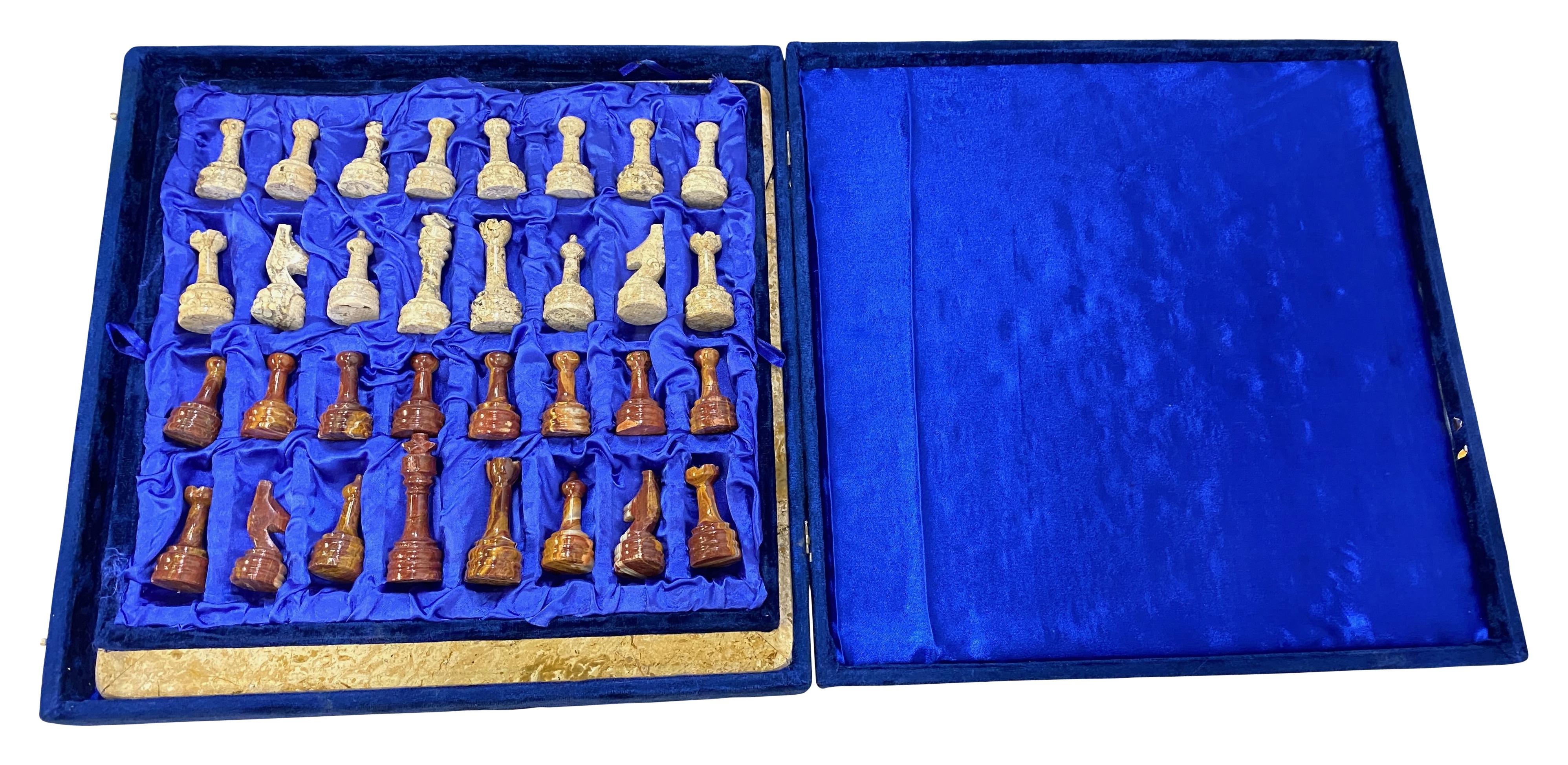 Fossil und Stone Schach Brettspiel 1