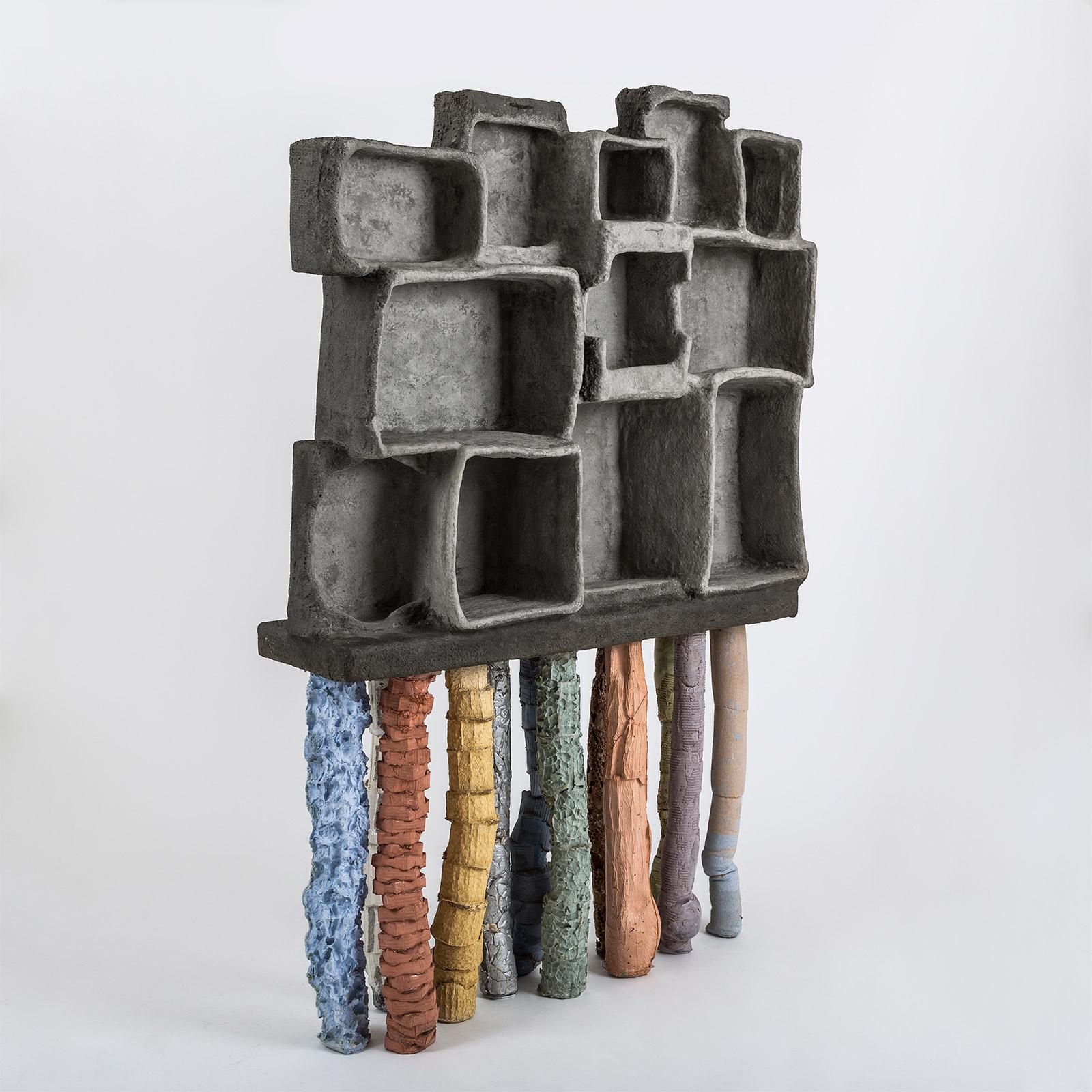 Fossil cabinet is a part of Fossil collection by Nacho Carbonell. As description of Fossil: preserved remains of animals, plants and organism from the remote past, Nacho had been collecting, gather and picking up remains materials from the past