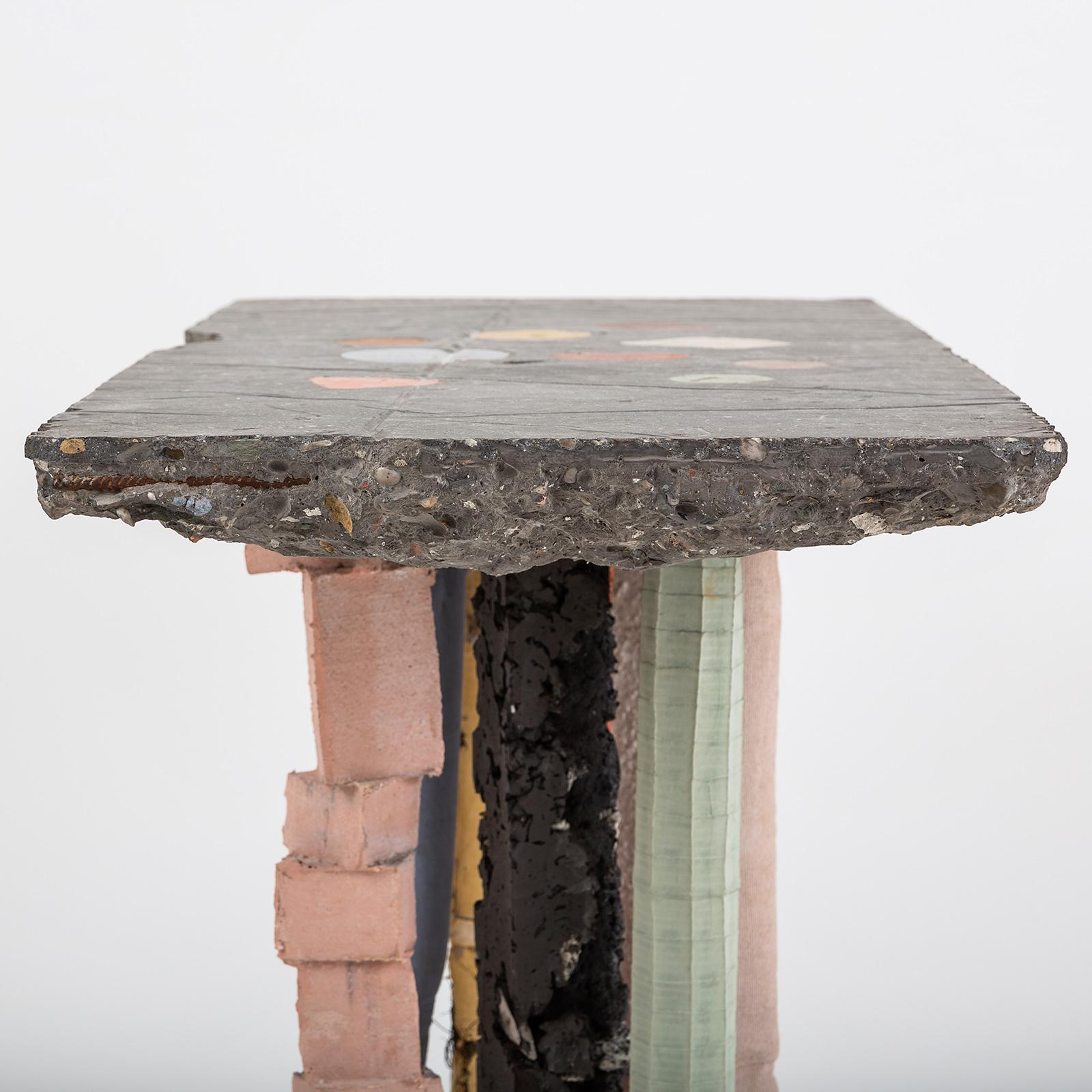 Dutch Fossil Console in Concrete by Nacho Carbonell