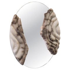 Fossil Moon XXV Wall Mirror in Alabaster
Rose Glass Mirror by Amarist Studio Fossil Moon XXV Wall Mirror in Alabaster
Rose Glass Mirror by Amarist Studio