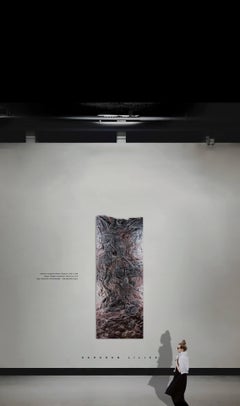 Devonian Crinoidea Lily Colony - Fossil Scyphocrinites Elegans Seabed Wall