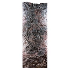 Fondo Marino Fósil de Crinoidea Scyphocrinites Elegans de Enormes Proporciones