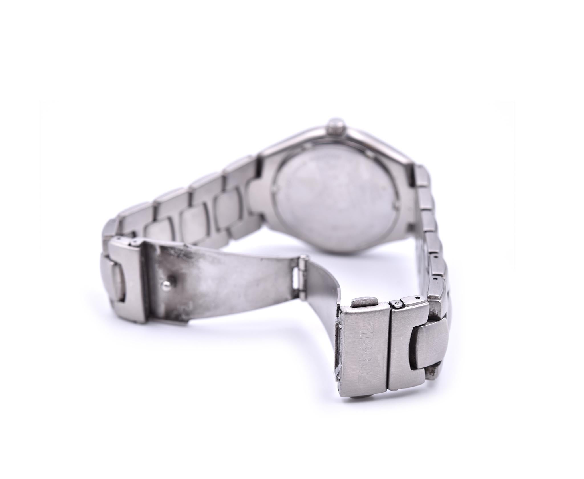 Fossil Arkitekt Uhr Ref. FS-2903 aus Edelstahl für Damen oder Herren