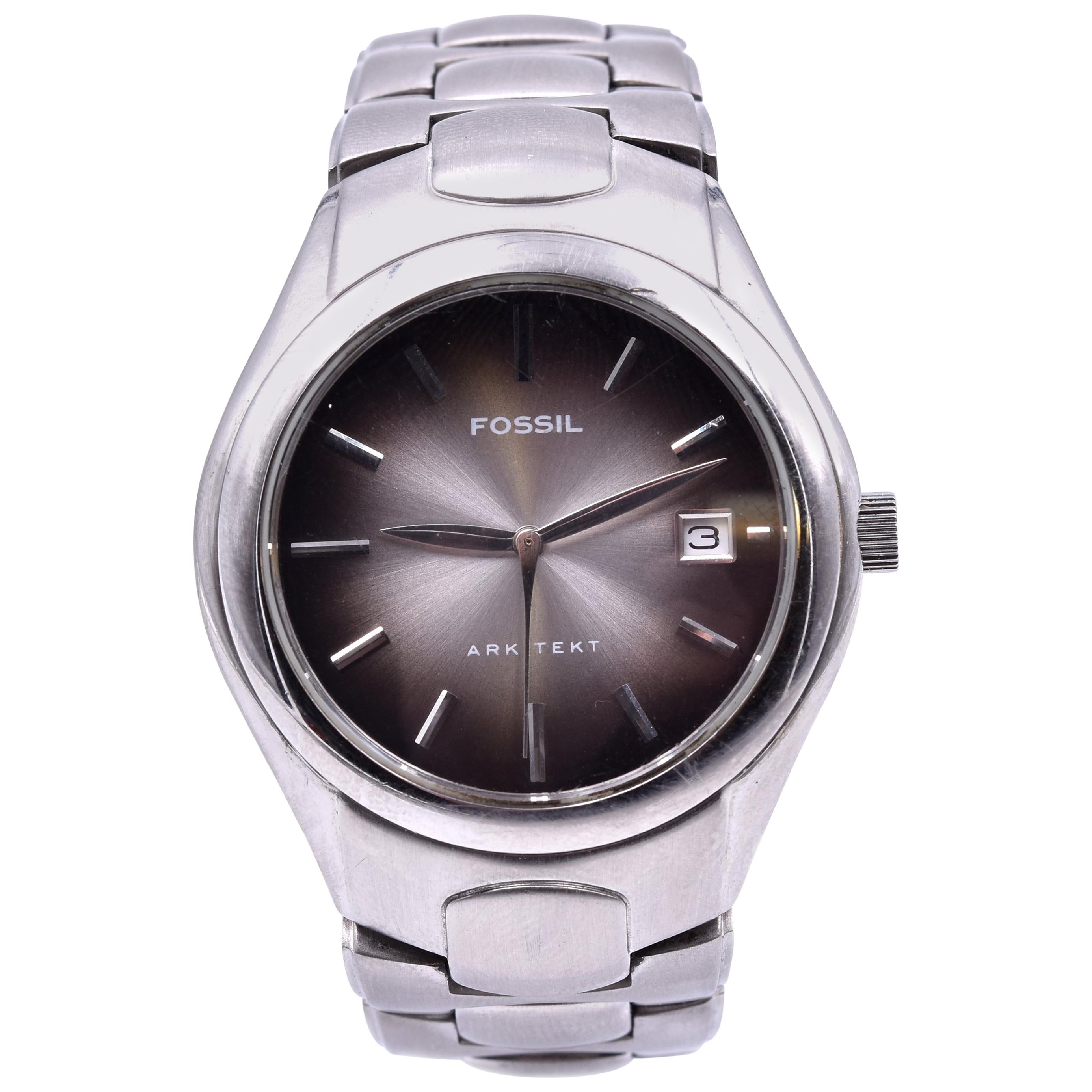 Fossil Stainless Steel Arkitekt Watch Ref FS-2903 at 1stDibs | fossil  arkitekt stainless steel, fossil architect watch, fossil arkitekt watch  price