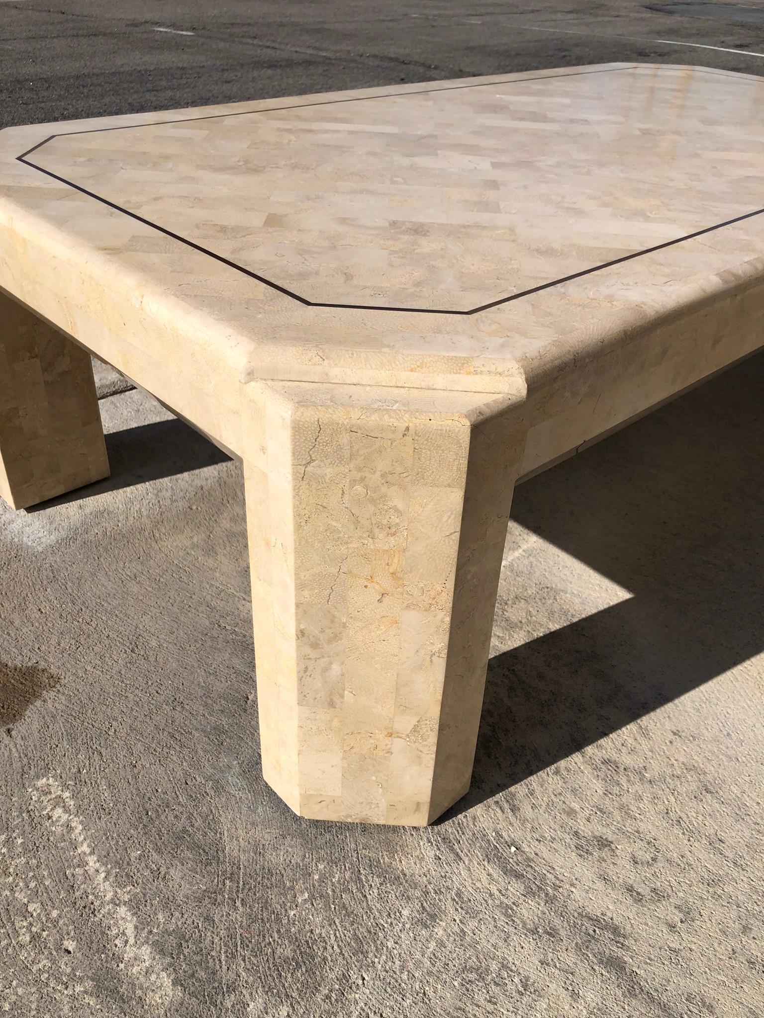 fossil stone table