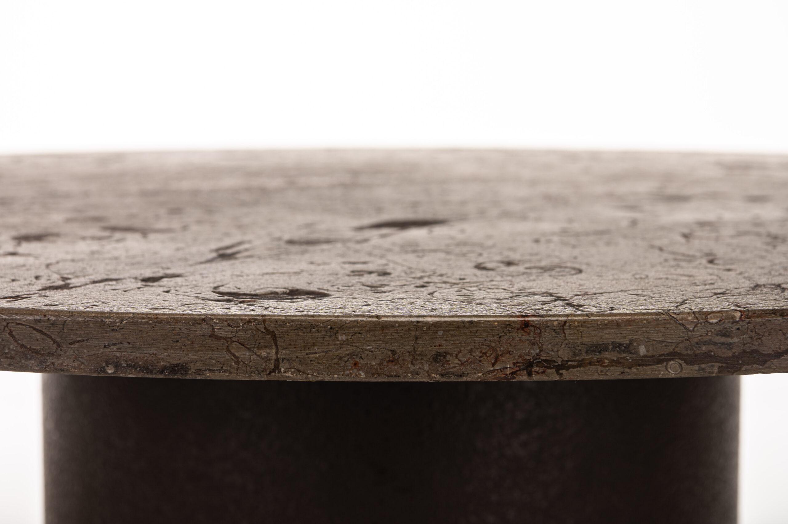 Fossil Stone Coffee Table by Ronald Schmitt, Germany, 1960s 2