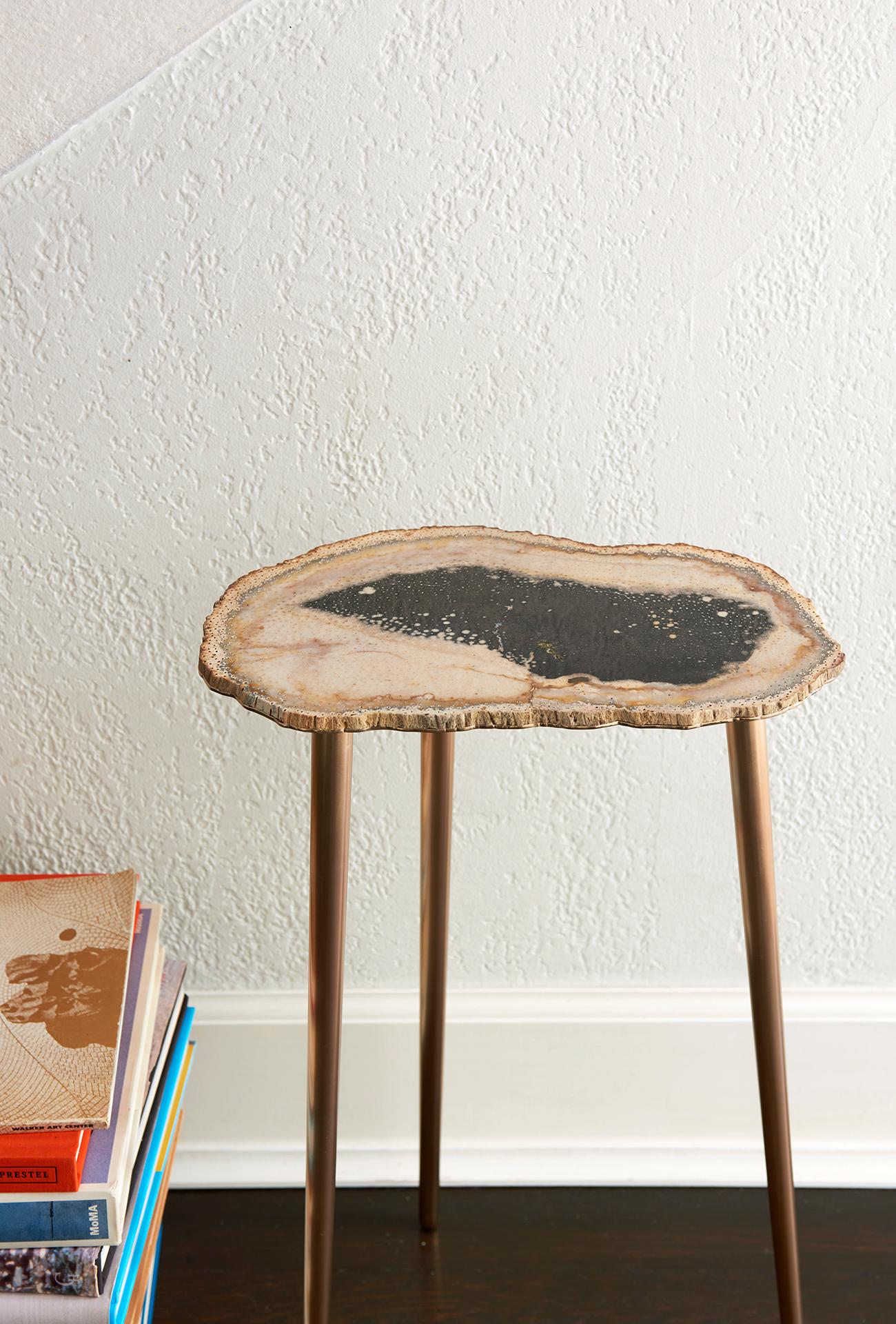Organic Modern Fossil Table For Sale