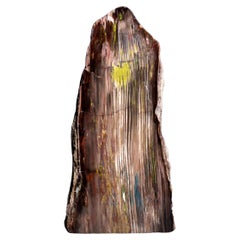 Fossilised Wood with White-Green Mineral Inclusions