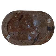 Used Fossilized Amonite platter