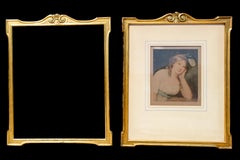 Two Handcrafted Foster Brothers Frames with Mezzotint by William Henderson