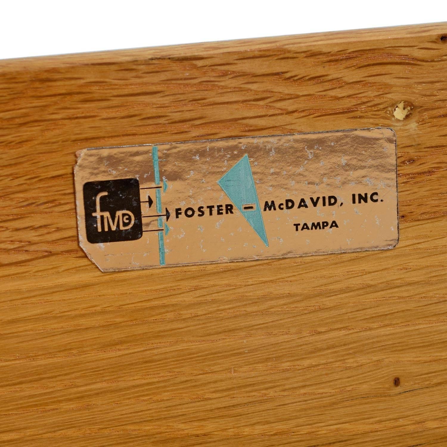 Mid-20th Century Foster-McDavid Danish Modern Walnut Credenza Sideboard, 1960s