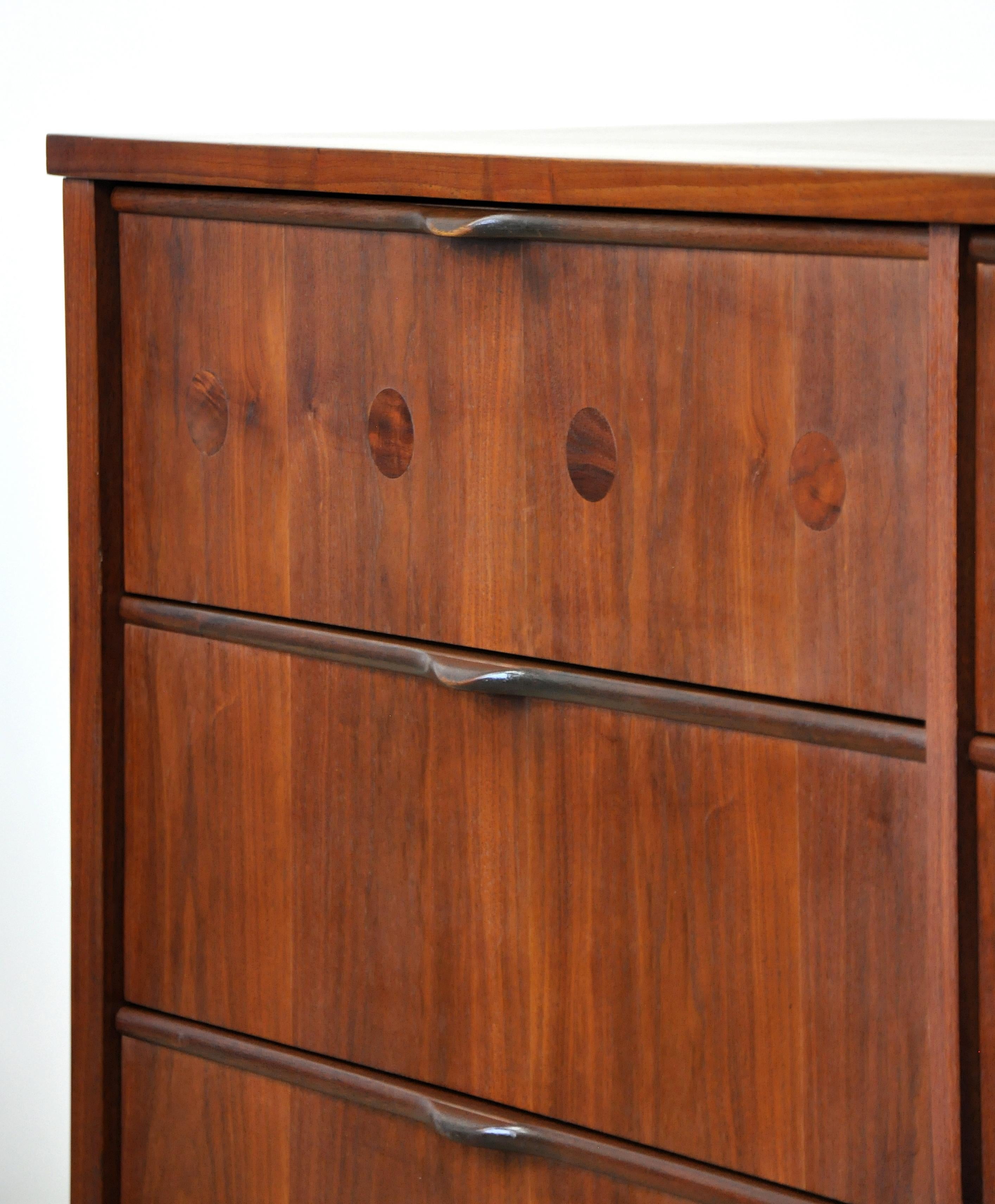 Foster-McDavid Walnut and Rosewood Dresser 4