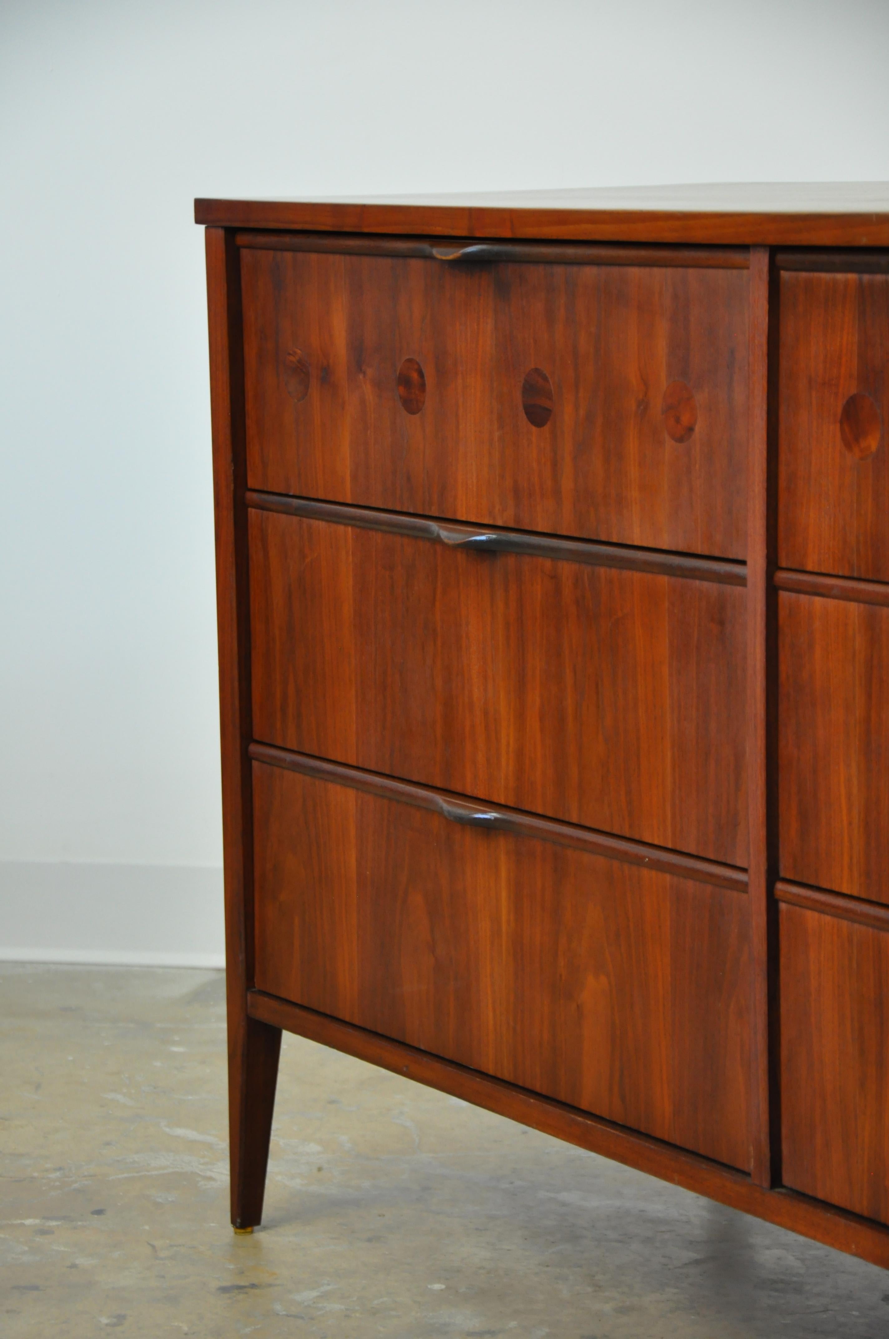 Foster-McDavid Walnut and Rosewood Dresser 3