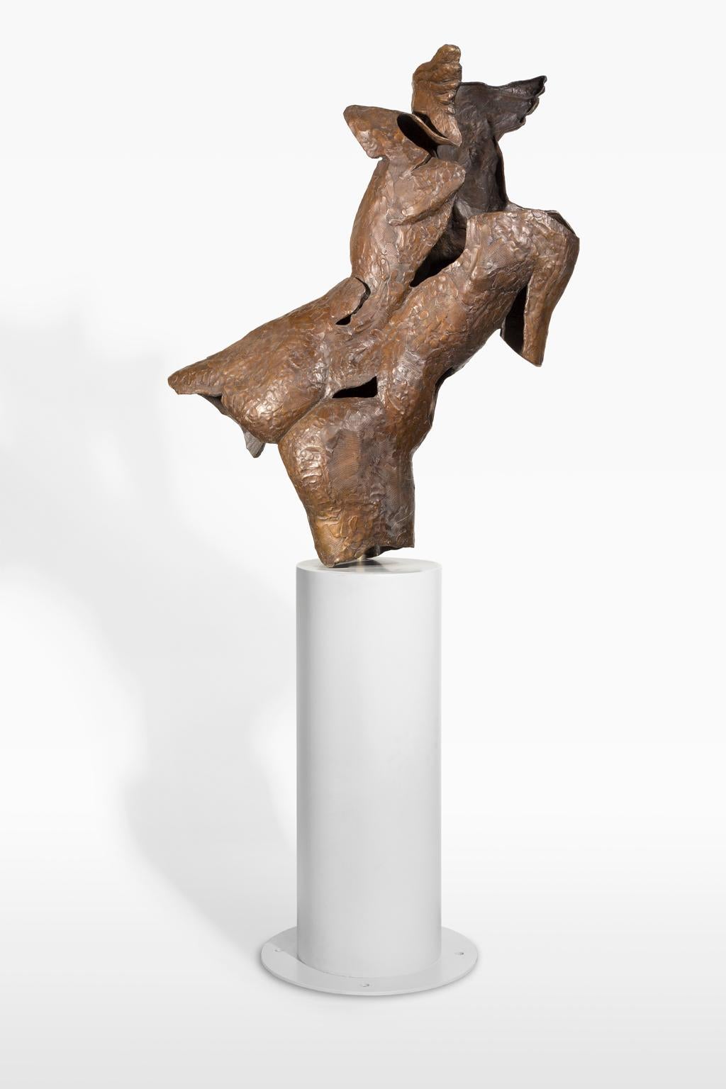 Sculpture de nu féminin en bronze 