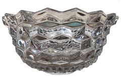 Fostoria American Clear Large Crystal Punch or Fruit Bowl