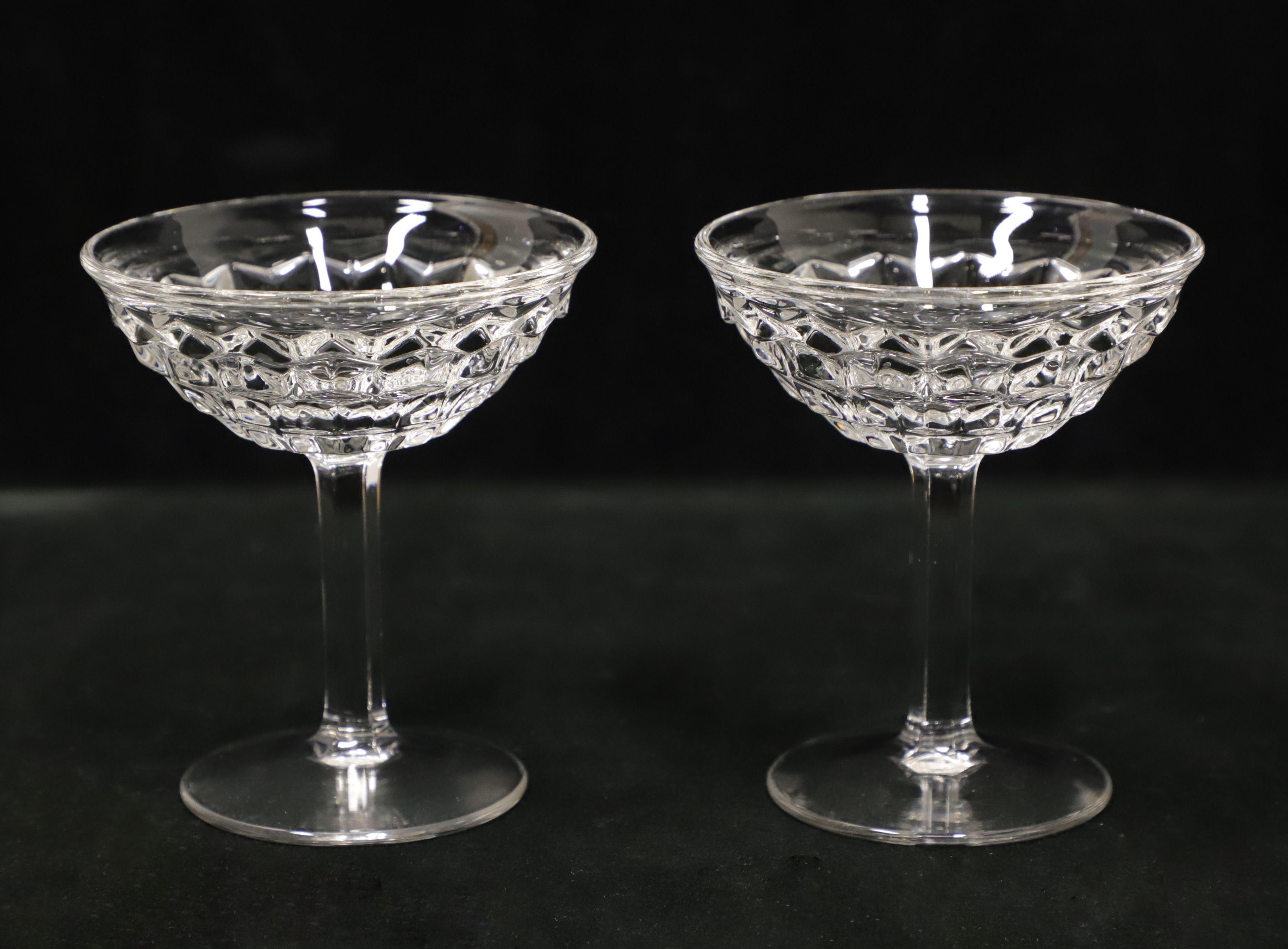 FOSTORIA Sherbet-Gläser aus der Mitte des 20. Jahrhunderts – 8er-Set (Glas) im Angebot