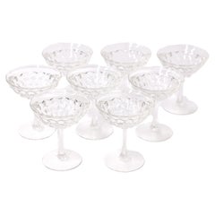 FOSTORIA Verres à sherbet du milieu du 20e siècle - Lot de 8