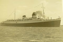Photo of the Transatlantic REX taken on October 10, 1932 by Acme Newspicture