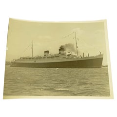Photo of the Transatlantic REX taken on October 10, 1932 by Acme Newspicture