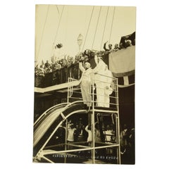 Photo of Costanzo Ciano on the REX Transatlantic in Naples on August 28, 1933