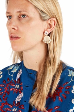 Fouche Amethyst Bone Earrings