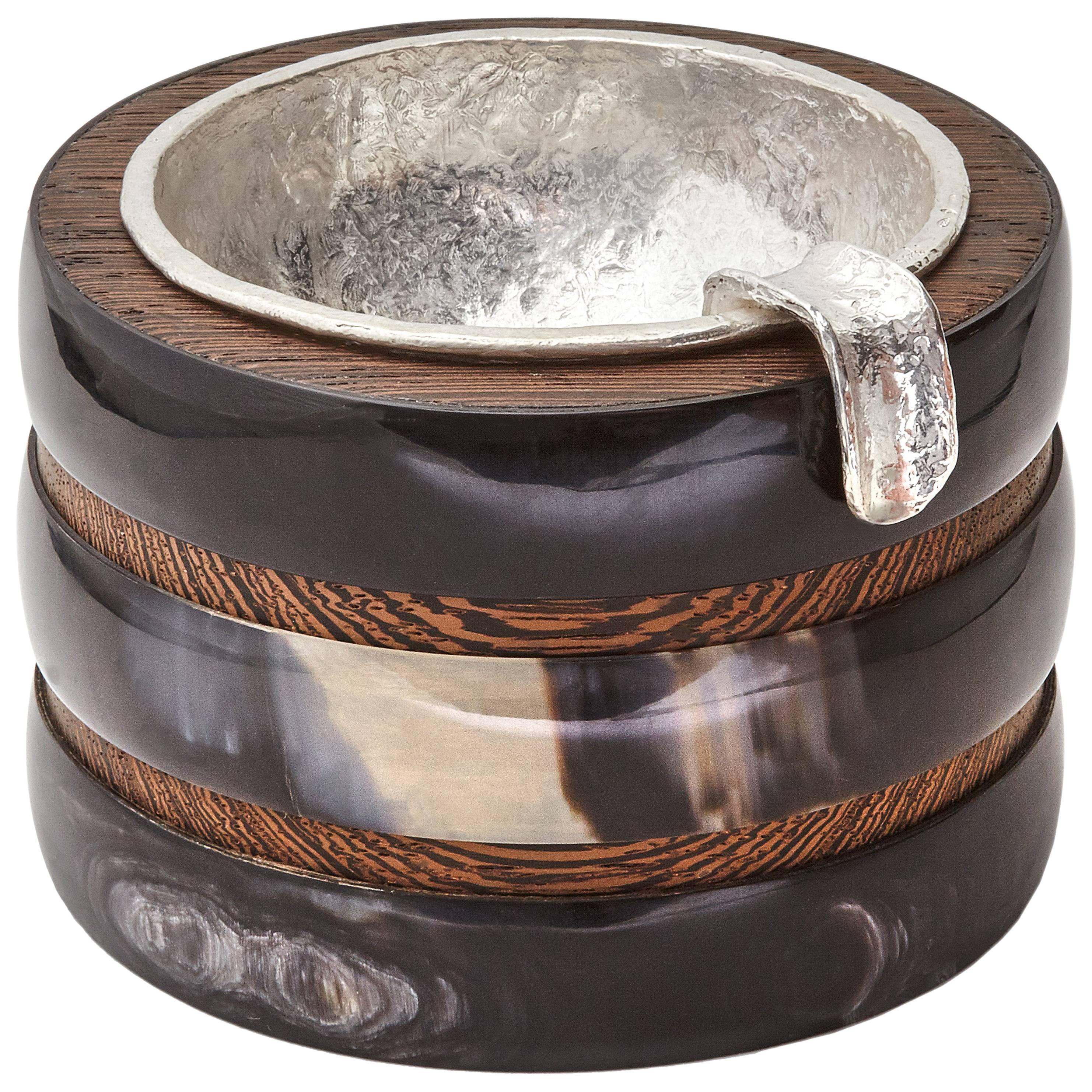 Fouché Ashtray Silver Horn im Angebot