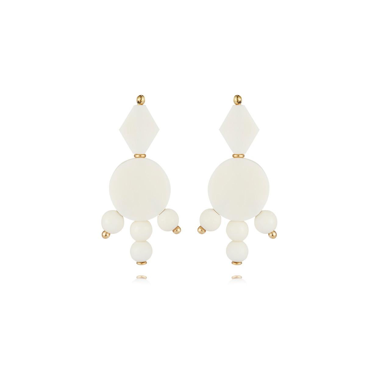 Contemporary Fouche Bone Earrings  For Sale
